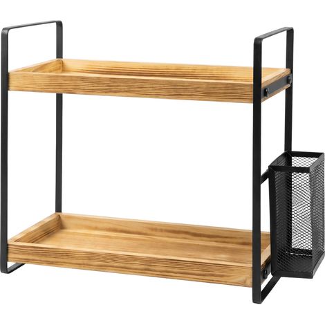 Levede Bathroom Organiser Countertop 2 Tier Perfume Skincare Storage Shelf (1/5)