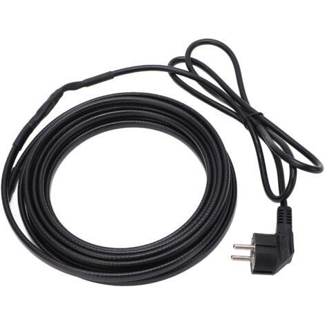 QORVA - 5 m Rohrheizkabel - Selbstregulierend bis 70 °C - 220 V EU-Stecker - Frostschutz für Keller und Gärten (1/5)