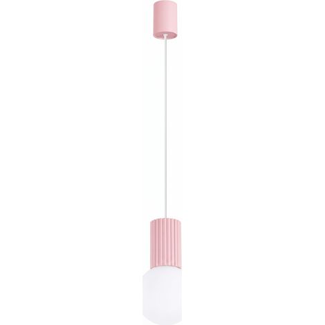 Lampade a sospensione Halo rosa 12x120x12cm Sollux (1/5)