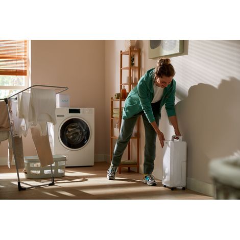 Qlima – Déshumidificateur D210 – 280 W – Réservoir amovible avec jauge – Fonctionnement automatique à basse température — vue 3