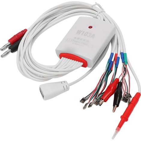Cordon d'alimentation à deux connecteurs pour la réparation d'appareils électroniques (alimentation CC), comprenant une broche (1/5)