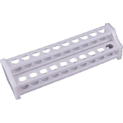 Support de rangement pour tubes à essai en plastique à 20 emplacements, fournitures de laboratoire (1/3)