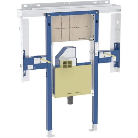 Geberit Duofix - Bâti-support pour lavabo Geberit ONE 90 cm, pour robinetterie murale, siphon encastré et élément Clou, hauteur de la pièce 111.082.00.2