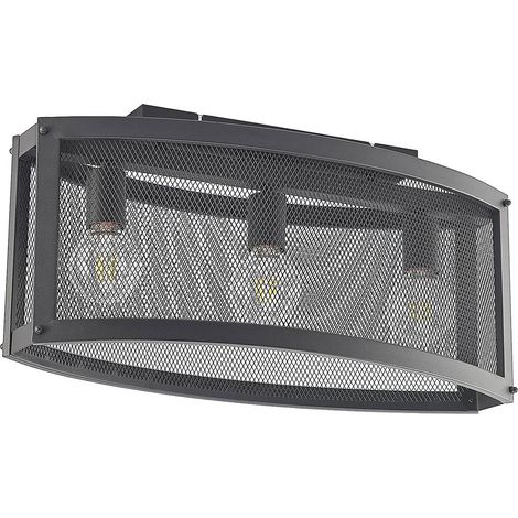 Deckenlampe "Mizgin" aus Metall für Wohnzimmer & Esszimmer von Lindby (1/5)
