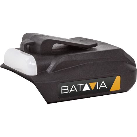 18V USB-Akku-Adapter mit Taschenlampe (1/5)