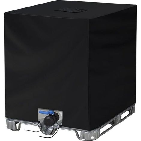 Housse pour cuve IBC - PZCC - IBC 1000L - Tissu 210D - Résistante aux UV - Résistante à la poussière (120x100x116 cm) (1/4)