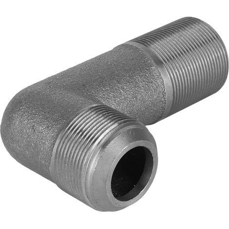 Coude de compresseur d'air en fonte, raccord fileté durable pour (1/5)