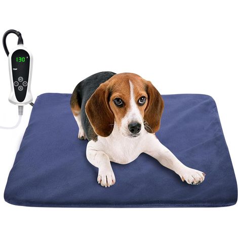 RIOGOO Pet Heating Cushion, Electric Heating Pad for Dogs and Cats, Automatic Shut Off (45 x 45 cm)