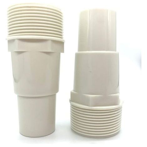 Adaptateur de tuyau de pompe de filtre de piscine 1 1/4"-1 1/2" filetage 1.5" connecteur de raccord PVC 417-6060 (lot de 2) (1/4)