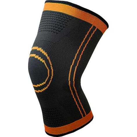 Genouillère De Sport - Support À Ressort Métallique Et Gel - Pour Cyclisme Basket Fitness Course - 1 Pièce (1/2)