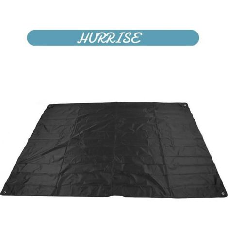 Sonew Housse de protection pour batterie Housse De Protection Pliable Pour Batterie Tissu Oxford 420D Argenté jardin moteur Noir (1/5)