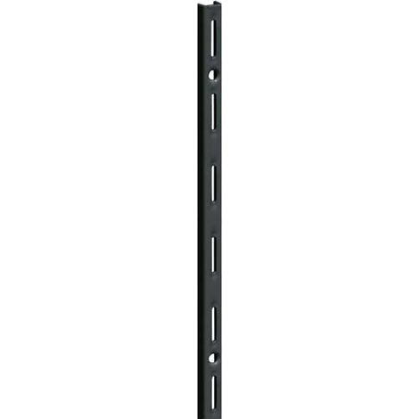 cremagliera singola - 200 cm. - nero
