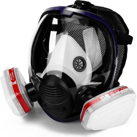 Masque Respiratoire Intégral Réutilisable, Masque anti Poussiere, Masque a Gaz, masque respiratoire avec filtre à vapeur organique, Masque pour Peinture, Masque a Gaz Integral (1/5)