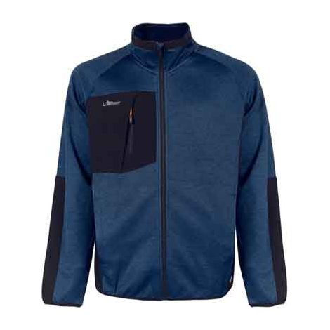FELPA FULL ZIP 'HULL' BLU UPOWER Tg. XXL - UPOWER
