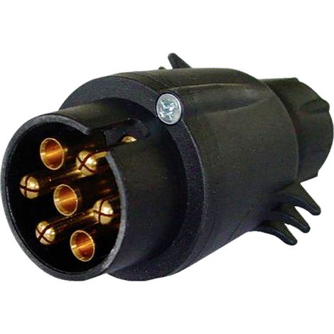 IWH 010206 Anhänger Stecker [Steckdose 7polig - Stecker 7polig] Kunststoff