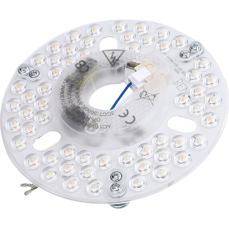 Pannello di ricambio magnetico rotondo a LED da 18 W con 3 temperature di colore (3CCT) per ventilatore a soffitto, a risparmio energetico. (1/5)