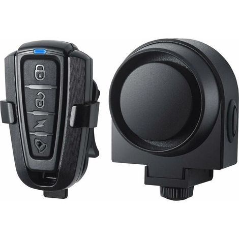 Anti-theft alarm, Smart alarm with wireless remote control, Waterproof smart vibration sensor alarm, for bicycle/motorcycle/electric vehicle/scooter (1/4)