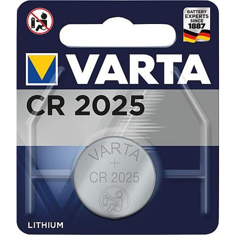 Varta VARTA Lot de 10 piles bouton lithium 'Electronics', CR2025, 3 Volt (06025 101 401 PACK)