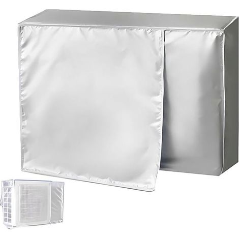 Cache Climatiseur Exterieur, Housse Climatiseur Extérieur Poussière, Housse Climatiseur, Couverture Extérieure De Climatiseur, Protection Pluie Et Soleil, pour unité Externe (96x40x70cm) (1/4)