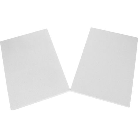 10mm Ceramic Fibre Heat Insulation Board, Pack of 2, 30 x 20 cm, High Temperature Resistance, Fire Retardant Insulation for Boilers, Stoves and Ovens, Noise (1/5)