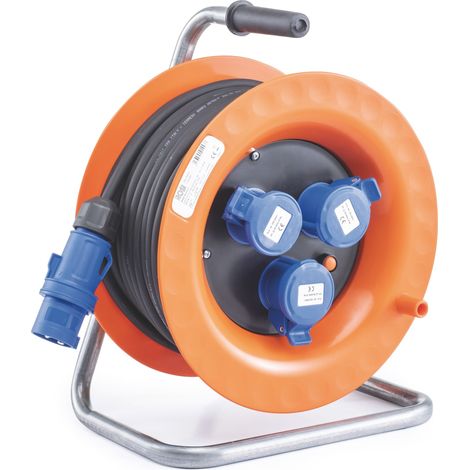 Rosi AVVOLGICAVO ELETTRICO INDUSTRIALE 4001cavo mt.30 3P  16A 2P+E 400V IP44