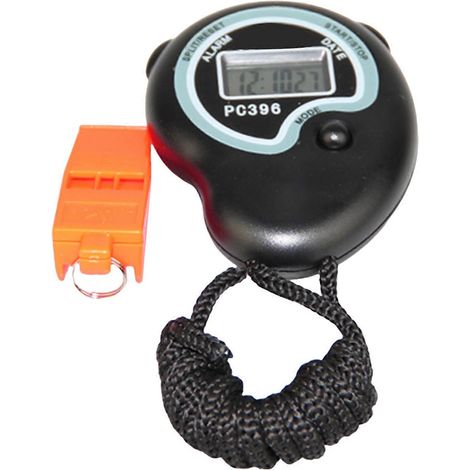 Chronomètre de sport numérique avec sifflet, lot de 4 pour jeux et compétitions. (1/5)
