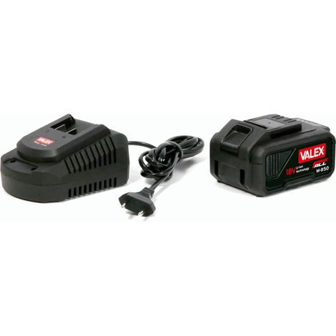 Kit de démarrage comprenant une batterie lithium-ion 18 V 5 Ah et un chargeur OneAll 1997420 VALEX