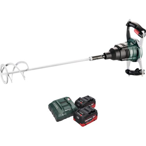 Metabo RW 18 LTX 120 Akku Rührwerk 18 V 40 l Mischmenge 2x LiHD Akku 5,5 Ah + Ladegerät