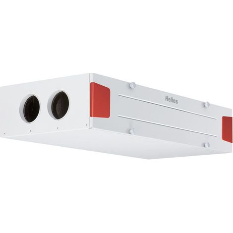 Helios KWL 220 D L Decken-Lüftungsgerät links mit WRG, 100W, max. 216m3/h, 230V, EC-Motoren Auto-Bypass und Web-Server (1/2)