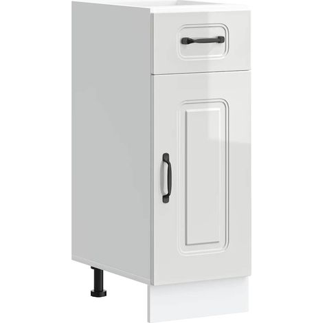 Maison Exclusive - Mueble bajo cocina Kalmar madera ingeniería bl