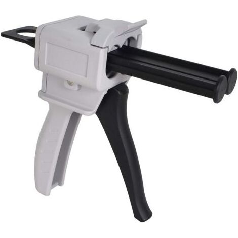 Pistolet Distributeur, 50mlPistolet Distributeur Époxy, AB Pistolet à Colle Époxy Poignée Applicateur pour 1 : 1 Mélange Colle, Pistolet applicateur manuel de 50 ml, Tube en plastique AB (1/3)