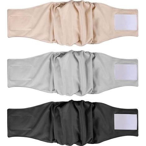 Diapers, Male Washable Dog Diapers, Reusable Dog Diapers with Water Absorption for Dogs, Cats and Pets (M) (1/3)