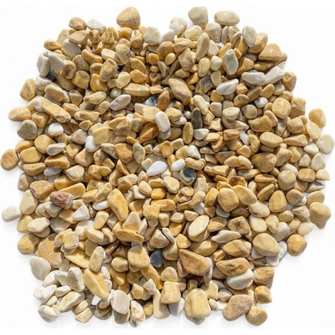 Canto rodado Amarillo Limón - Big bag 1.000 kg. - 6-12 mm (1/5)