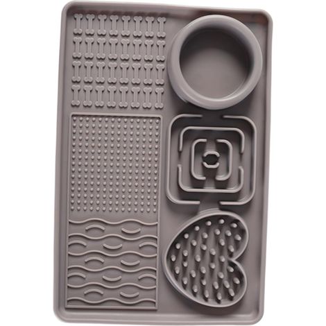 Lcher pour Chien Tapis en Silicone Anti Stress pour (1/5)