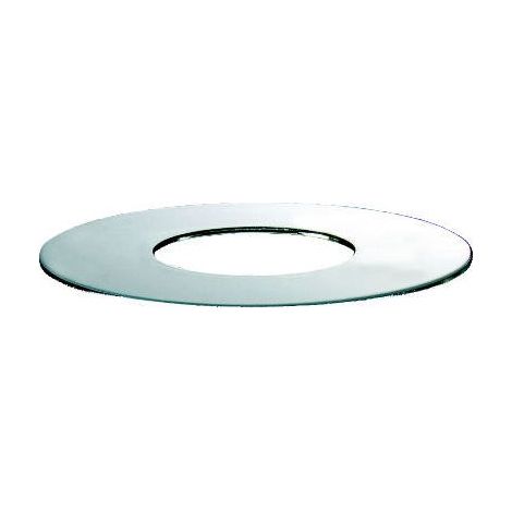 Delabie – Rosace plate en laiton chromé Ø 30/65mm – Lot de 2 pièces – Durabilité 10 ans – Installation facile sur baignoire standard