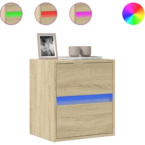Maison Exclusive - TV-Wandschrank mit LED-Beleuchtung Sonoma 41x3