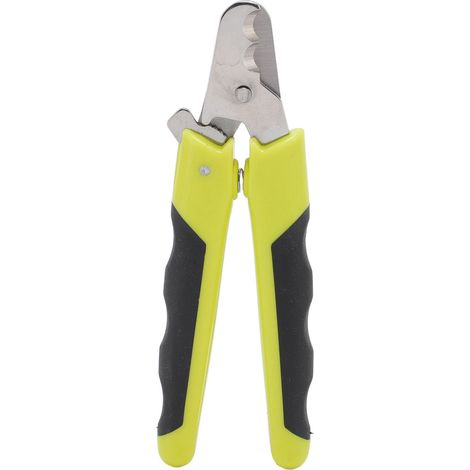 Coupe-ongles pour animaux de compagnie, Double trous ronds, lames en acier inoxydable, tondeuse à griffes ergonomique pour chats, chiens, chatons, vert noir (1/5)