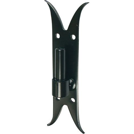 Gondola in piastra Qc 16 40x5 H220mm Nero - Afbat