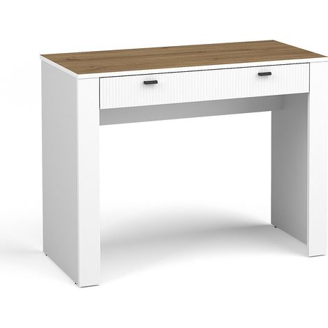 Tocador Mormavu 108, Mate blanco, 79x102x50cm