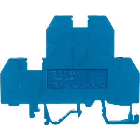 Connettore filettato per binario a 2 livelli 2,5 mm² blu VS 2.5 NA N 03901244