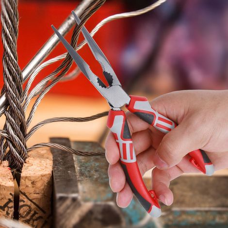 Pince coupante multifonctionnelle allemande pour électricien, pince à bec long, outils à main (1/5)