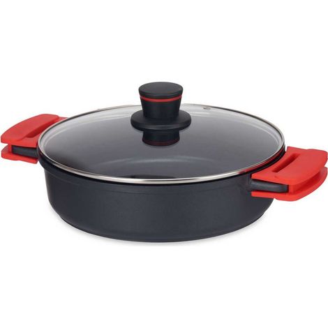 09 - Casseruola Molten Nero Alluminio (28 x 7,5 cm) - S3611032 (1/3)