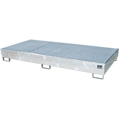 Bauer Südlohn Bac à étagère avec insert PE RW-GR 2700-2 PE, galvanisé à chaud