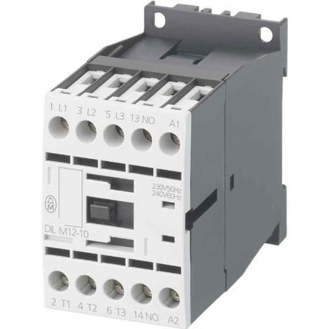 Eaton Contactor de potencia, 3 polos, 380 V 400 V 4 kW, 1 NA, 24 V 50 Hz, accionamiento CA, bornes de tornillo, 276677