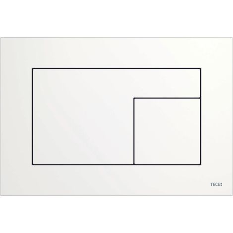 Tece TECEvelvet - Control de descarga, acabado antihuellas, blanco 9240735 (1/3)
