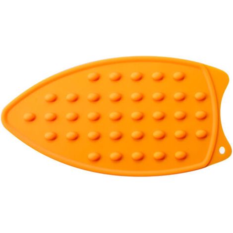 PA Silikon-Bügeleisenablage, multifunktional, hitzebeständig, Bügelmatte für Bügelbrett, kompakte Matte, Orange (1/4)