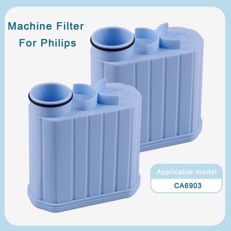 YanBan Lot de 2 filtres à eau de rechange pour machine à café Saeco AquaClean CA6903 Incanto: HD8911 / 0, HD8913 / 11, HD8914 / 01 (1/4)