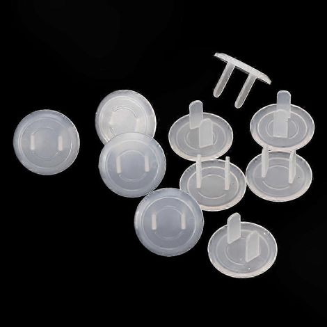 Kindersichere Steckdose, 10er-Packung mit Stromschlagschutz, robuste Kunststoff-Steckdosenabdeckung, Sicherheitsvorrichtung für Wandsteckdosen, Babystromblocker, Vorbeugung von Gefahren im Haushalt. (1/5)
