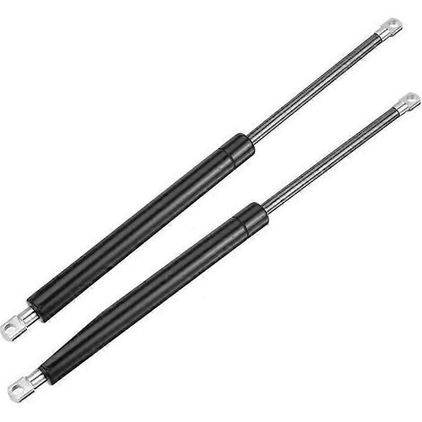 X AUTOHAUX Lot de 2 vérins de levage noirs universels de 25 cm (10 pouces) et 200 N (45 lb/200 N) pour camping-car, voiture, camion, bateau, fenêtre, armoire, couvercle de porte. (1/5)