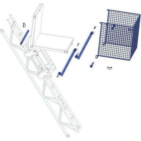 Tubesca Comabi – Pack couvreur avec 2 positionneurs d'inclinaison et 1 kit panier à tuiles – Outils pour chantiers humides – Précision et efficacité (1/2)